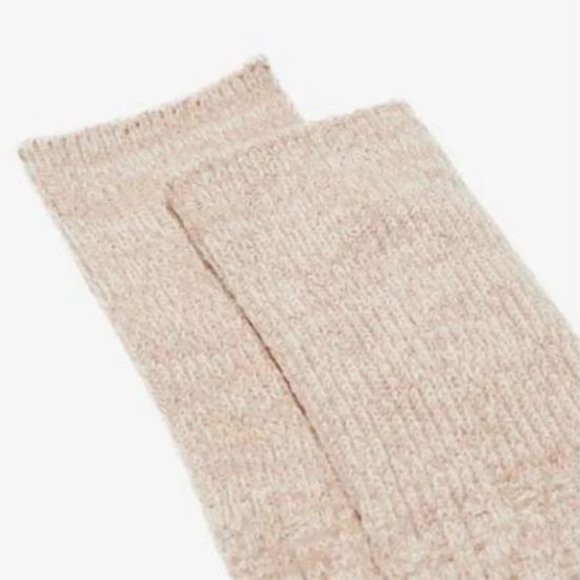 Pudus Over-the-Knee Sweater Knit Socks - Heathered Taupe - NWT - Picture 2 of 4